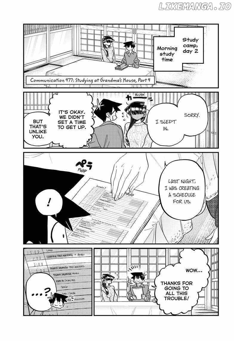 Komi-san wa Komyushou Desu Chapter 477 2